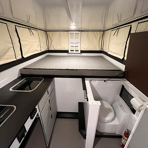 Pop Top-<span class=keywords><strong>Camper</strong></span> todoterreno para camión, 4x4 cama plana, camioneta, venta - Product Image 3