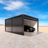 Panneau sandwich en acier personnalisé SS, maison préfabriquée moderne, abri pour voiture, garage, porte, atelier extérieur, entrepôt, garantie 5 ans