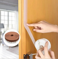 Bande adhésive multifonctionnelle en PVC de haute qualité pour bas de porte, étanche, anti-poussière, anti-insectes, insonorisante, avec ruban adhésif 3M
