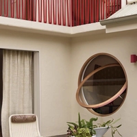 Ventanas abatibles en forma de arco con diseño de rejilla retro arqueada de estilo europeo para edificios históricos