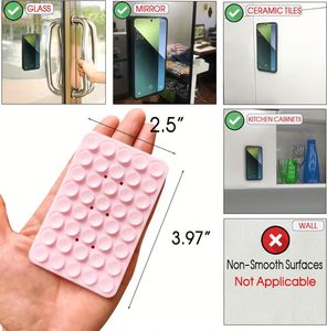 Soporte de silicona antideslizante para teléfono móvil con ventosa de 40 copas, el más vendido - Product Image 5