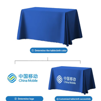 Nappe rectangulaire double face 220 g/m², infroissable, anti-taches, écologique, imperméable, personnalisable, moderne, unie, tricotée