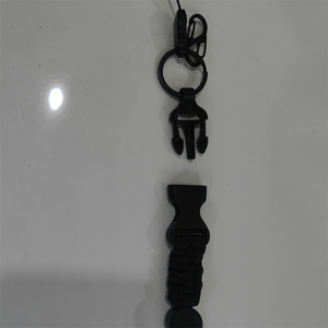 New handmade woven <b>ID</b> card cord, detachable multi-functional name tag/<b>ID</b> card <b>holder</b>/card <b>holder</b>, creative neck lanyard, black, - Product Image 3