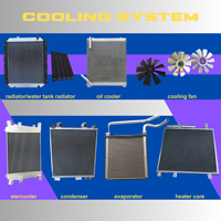 Radiateur de qualité supérieure H-STAR pour tracteur Kubota L185 L175 L1500 L1501 L1801 K2581-85010 15221-72060