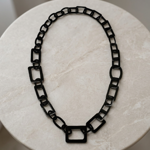 Collier unisexe en corne de buffle, chaîne à maillons 90 cm, éco-responsable, bijoux de mode pour anniversaire, vente en gros, directement du Vietnam - Product Image 3