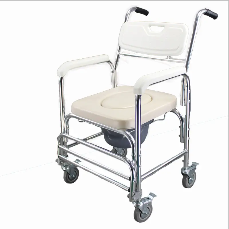 Elderly Use High Quality Commode Wheelchair Home Care or Health Care Toilet Commode Chair/Wheelchair