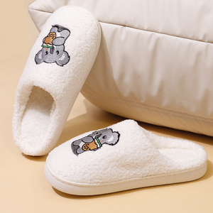 Zapatillas de casa para mujer 2025 con suela de TPR y parte superior de felpa, nuevas ideas de producto para otoño e invierno, garantía de calidad. - Product Image 2