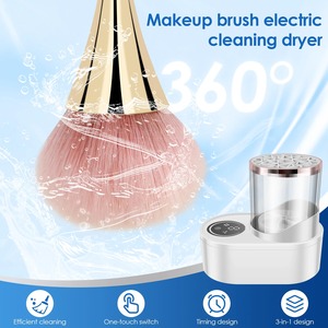 Electric <b>Makeup</b> Brush Cleaner Machine With <b>Makeup</b> Brush Dryer-<b>Holder</b>-Portable Automatic USB Cosmetic Brushes Cleaner Tool - Product Image 3