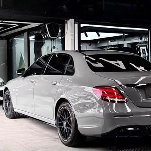 ESIGN Crystal Wet Gloss Nardo Grey Car <b>Wrap</b> <b>Vinyl</b> Sticker Color-Changing UV Protection Anti-Scratch Self Adhesive Sand Proof - Product Image 2