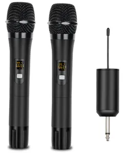 China W1 High Quality UHF Portable Microphone Wireless Microphone with Echo Digital UHF Wireless Microphone