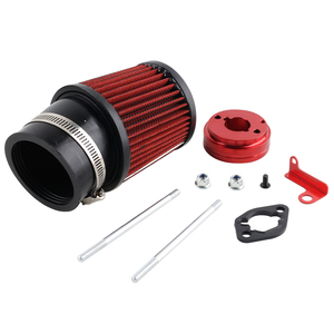 Kit de filtre d'admission d'air pour karts et mini-motos, compatible avec les moteurs Honda GX160 GX200 Predator 212cc 6.5HP AIM012-RD - Product Image 2