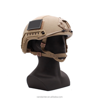 Casques tactiques Vanda Brown avec plaques rigides, solution de refroidissement par eau, option de logo personnalisé pour équipement de défense personnelle, tailles S-XXL