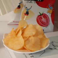 Fournisseur chinois de collations de légumes exotiques, saveur tomate, chips de pommes de terre fraîchement coupées, chips de pommes de terre