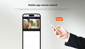 7 אינץ tuya zigbee מסך שליטה מרכזי מסך IP/tcp דו-כיווני וידאו אינטרקום עם מערכת אבטחה גישה לכל אחד - Product Image 4