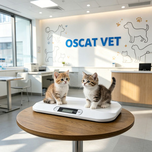 Báscula Digital Ultrafina para Mascotas OSCAT de 20 kg, Báscula Electrónica, Equipo Veterinario, Clínica <span class=keywords><strong>Veterinaria</strong></span>, Peso de Animales Pequeños, Gatos y Perros - Product Image 1