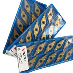 Plaquette en carbure de tungstène KYOCERAS Vnmg VNMG160404VF PV720 pour tournage externe sur tour CNC, super dure - Product Image 1