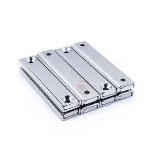 Neodymium Channel Magnet With CSK Hole Powerful Rectangular Channel Magnets For Fixing Heavy-Dutymounting