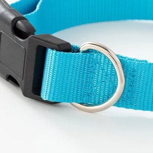 OEM Custom Classic Soft Durable Eco-Friendly Quick Release Simple <b>Padded</b> Buckle Closure Striped Dog Collar Breathable Adjustable - Product Image 6