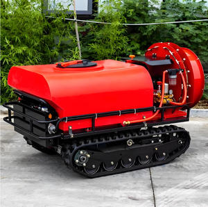 Pulvérisateur robotisé électrique automoteur sur chenilles avec inspection vidéo par caméra, réservoir de 400 L, pour agriculture en pente - Product Image 2