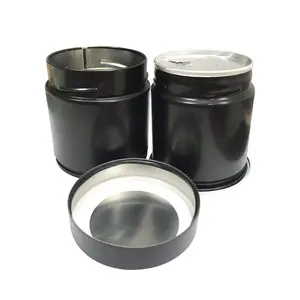 批发小型空圆形罐密闭茶咖啡奶粉容器锡盒茶叶包装