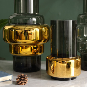 <span class=keywords><strong>Vaso</strong></span> da fiori In cristallo nordico di lusso In vetro per decorazioni per la casa set di vasi da tavolo alla rinfusa - Product Image 3