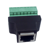 Nieuwe Netwerk Connector Rj45 Socket Naar 8-Bit Terminal Rj45 Naar 8pin Soldeerloze Adapter Terminal