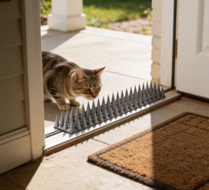 Piques répulsives anti-<span class=keywords><strong>chats</strong></span> <span class=keywords><strong>pour</strong></span> jardin et entrée, dissuasif anti-pigeons, répulsif anti-oiseaux HC1120-TC - Product Image 3