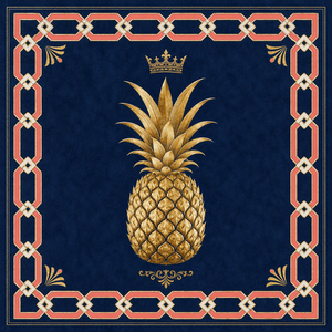 Tapis de Mahjong Personnalisé Série Palm Beach Regency – Imprimé Treillis Tropical Vibrant – Caoutchouc Naturel Durable et Écologique – Protection de Table - Product Image 4
