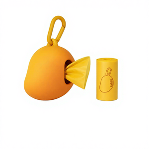 Coletor de Fezes de Silicone para Animais de Estimação - Pegador de Fezes Portátil para Passeios ao Ar Livre, Limpador de Fezes de Cão - Product Image 1