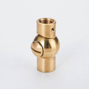 Заводская поставка латунный шарик 180 градусов M10 резьбовой Кабельный соединитель шарнирный шарнир - Product Image 5