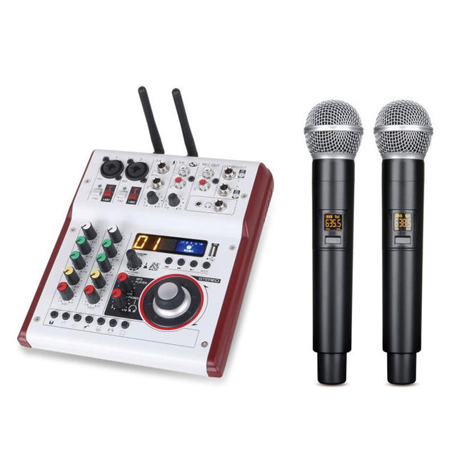Lane MX-6 Dj Controllers Built-In Amplifier USB Mixer Interface Digital Mixing Console Audio Mixer Widely Home Music Karaoke