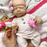 20 inç Pascale Saf Silikon Yeniden Doğmuş Bebek Bebek Oyuncak, El Boyaması Yüz Detayları, Esnek Uzuvlar, Sanat Koleksiyoncuları ve Aile Hediyesi İçin