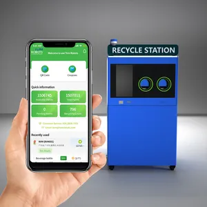 Recycling Vending Machine RVM For Plastic Bottle Without Printer Without Bar Code Scanner Without Compactor Without AI