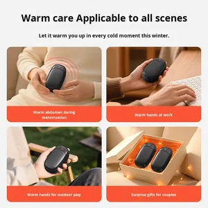 Calentador de Manos Magnético Recargable 2 en 1, 4000mAh, Calentador Eléctrico Portátil de Bolsillo, Calentamiento de Doble Cara, 3 Niveles de Temperatura para Invierno - Product Image 3