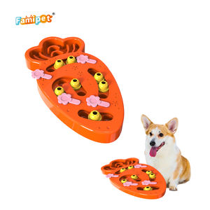 Famipet özel yeni havuç tasarım yavaş besleyici zenginleştirme tedavi dağıtım köpek oyuncak interaktif köpek bulmaca oyuncak - Product Image 1