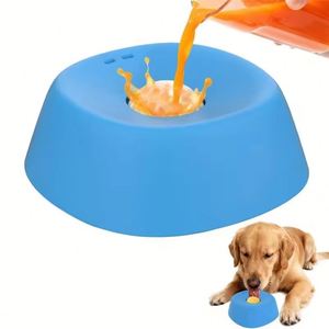 Non-Slip Spherical Bone-Shaped Feeding <b>Bowl</b> Liquid Slow Dog <b>Bowls</b> - Product Image 1