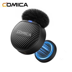 ไมโครโฟนไร้สาย COMICAVimo Me (Camera B) แบบหนีบเสื้อขนาดเล็ก 2TX+1 ตัวรับสัญญาณสำหรับกล้อง พร้อมระบบตัดเสียงรบกวนอัจฉริยะ สำหรับกล้องวิดีโอบล็อกและบันทึกเสียง - Product Image 3