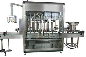 Chất bôi trơn tự động dầu động cơ keo sơn thuốc trừ sâu rót chai đóng nắp ghi nhãn máy đóng gói Máy rót chai - Product Image 6