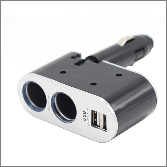 Hot-Selling 3.1A USB Mobile Phone Charger - Converts Large-Power Car Cigarette Lighter Charger with 3 Ports for Charging