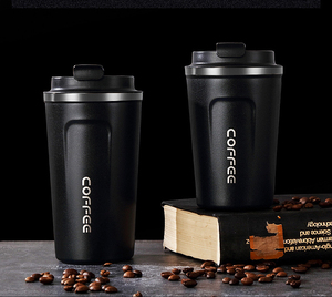 Custom Logo 13oz 17oz Reusable Stainless Steel <b>Double</b> <b>Wall</b> Insulated Vacuum Thermos Tumbler Cup Travel Car Office Cup Business - Product Image 2