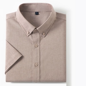 Camisa de Verano para <span class=keywords><strong>Hombre</strong></span>, Nueva Llegada, Manga Corta, Cuello con Botones, Algodón Puro, Tela <span class=keywords><strong>Oxford</strong></span>, Camisa Casual de Negocios para <span class=keywords><strong>Hombre</strong></span> - Product Image 5