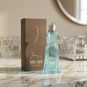Perfume Rose Gold de 100 ml en elegante empaque para colecciones minoristas y exhibiciones de regalos, esculturas y detalles decorativos. - Product Image 5
