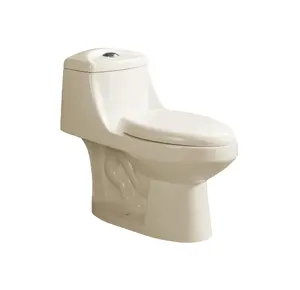 ZHONGYA Oem Manufacturer chaozhou suppliers ivory color siphon south america wc toilets one piece apartment one-piece toilet