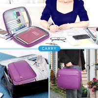 Housse de Bible personnalisée BSCI en cuir PU de luxe, grande taille, pour hommes et femmes, écologique, avec fermeture éclair, durable, organiseur de livres