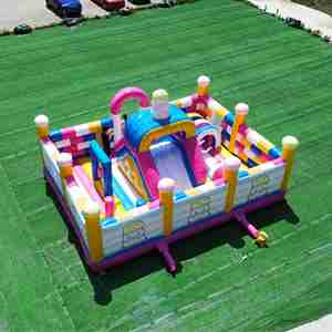 Màu Hồng <span class=keywords><strong>Inflatable</strong></span> thư bị trả lại lâu đài <span class=keywords><strong>Kawaii</strong></span> Bouncer trượt khóa học trở ngại vui vẻ thành phố sân chơi ngoài trời công chúa chủ đề tùy chỉnh thiết kế - Product Image 2