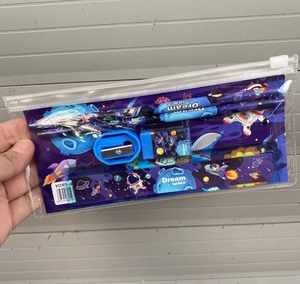 Étudiant graduation papeterie cadeau enfants dessin animé <span class=keywords><strong>maternelle</strong></span> fournitures scolaires coffret cadeau pvc fermeture éclair <span class=keywords><strong>sac</strong></span> crayon ensemble - Product Image 6
