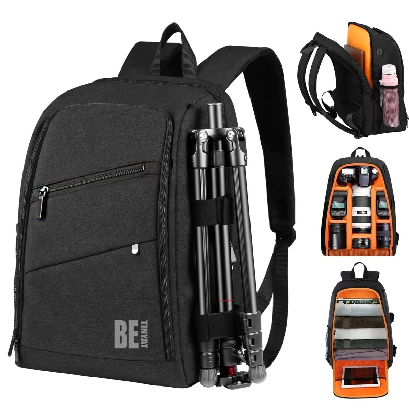 TINYAT Factory Customizable logo Outdoor Waterproof Camera Accessories Backpack Handheld Stabilizer Lens Camera Bag