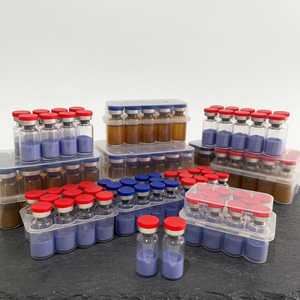 Fabricant chinois fournit de la poudre de cuivre bleu GHK-CU de haute pureté 50-100 mg, matière première cosmétique en stock. - Product Image 1
