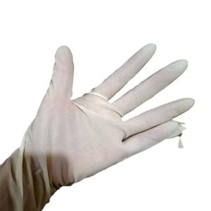 Guantes de látex blancos, guantes de goma, guantes largos de látex de alta elasticidad, impermeables, venta al por mayor a 1-2 yuanes. - Product Image 2