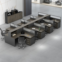 Bureaux de travail modulaires écologiques modernes pour bureaux commerciaux, postes de travail en panneaux de bois, cloisons en métal, verre et MDF, pour la maison et l'école